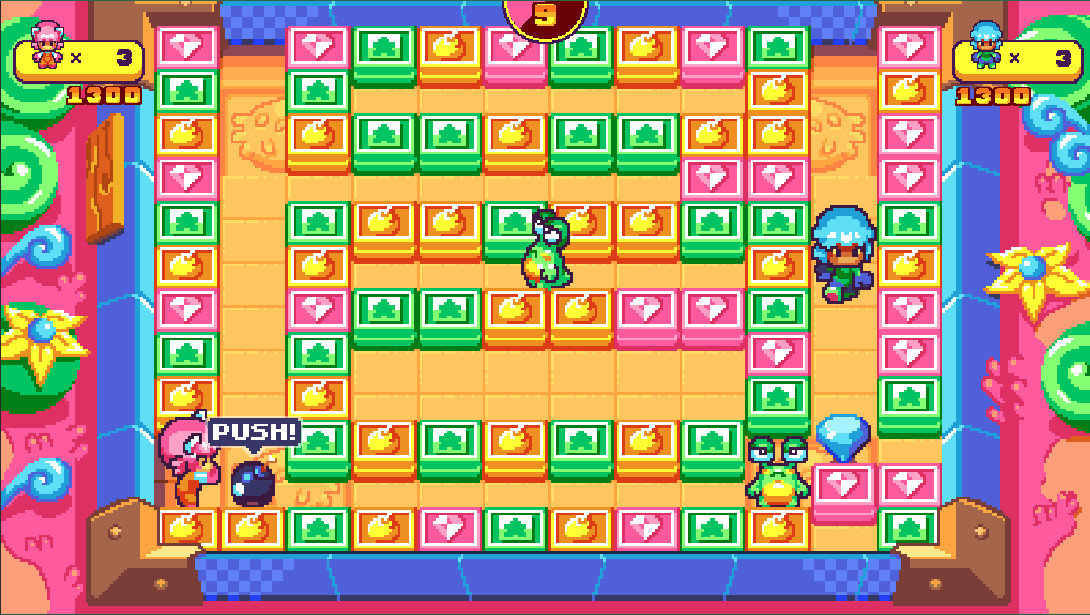 Pushy and Pully in Blockland 背景