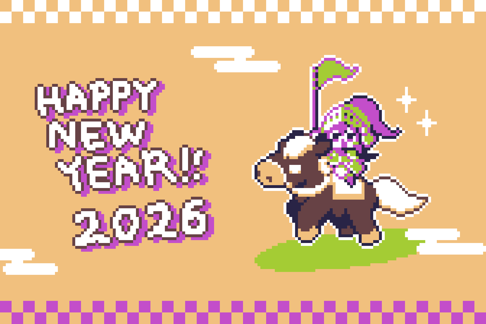 Golden Warden 新年賀圖